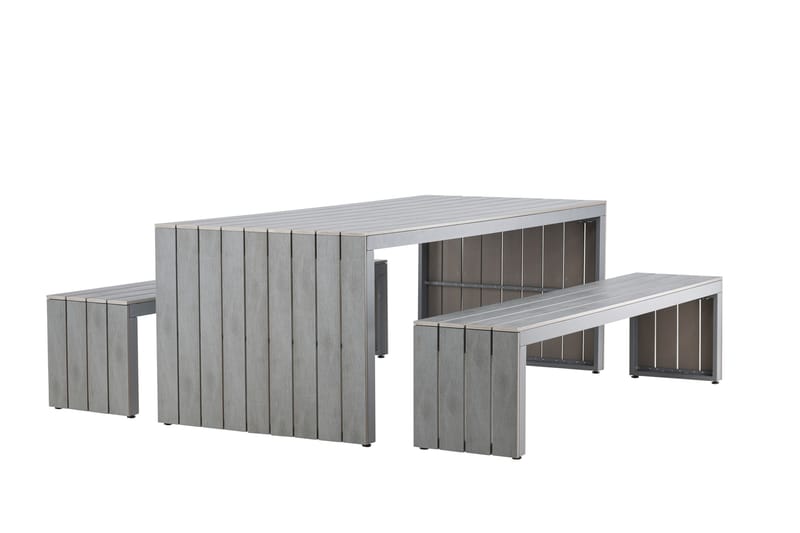 San Juan Piknikbord 6-seter - Grå - Hagemøbler & utemiljø - Hagebord - Piknikbord