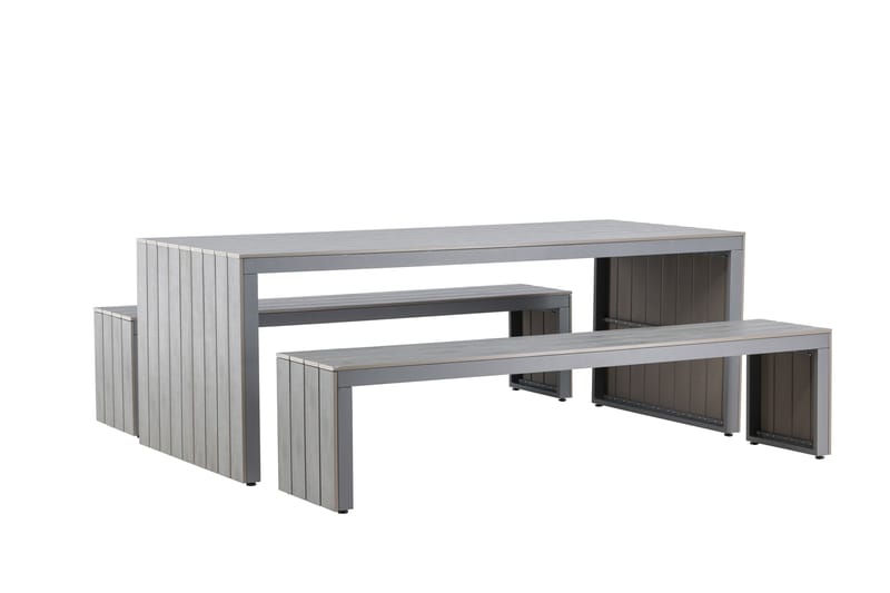 San Juan Piknikbord 6-seter - Grå - Hagemøbler & utemiljø - Hagebord - Piknikbord
