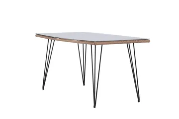 Spisebord Viga 90x160 cm Brun - Hagemøbler & utemiljø - Hagebord - Spisebord ute