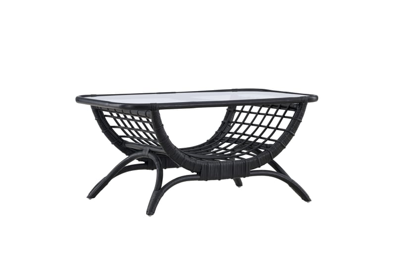 Moana Sofabord 60x95,5 cm - Svart - Hagemøbler & utemiljø - Hagebord - Loungebord & Sofabord utendørs