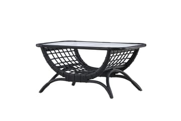 Moana Sofabord 60x95,5 cm - Svart - Hagemøbler & utemiljø - Hagebord - Loungebord & Sofabord utendørs
