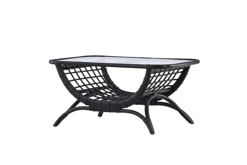 Moana Sofabord 60x95,5 cm - Svart - Hagemøbler & utemiljø - Hagebord - Loungebord & Sofabord utendørs