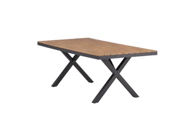 Garcia Spisebord 100x200 cm - Svart - Hagemøbler & utemiljø - Hagebord - Spisebord ute