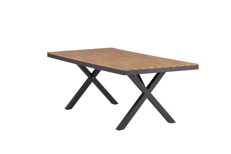 Garcia Spisebord 100x200 cm - Svart - Hagemøbler & utemiljø - Hagebord - Spisebord ute