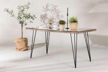 Spisebord Viga 90x160 cm Brun - Hagemøbler & utemiljø - Hagebord - Spisebord ute