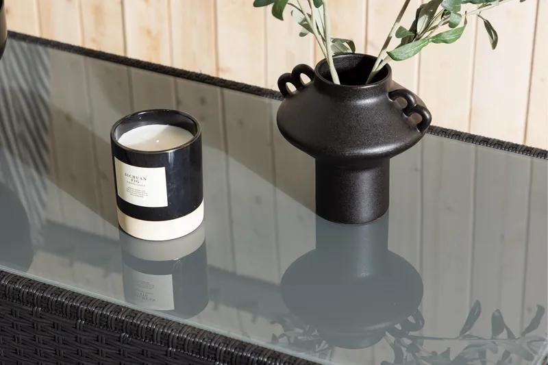 London Sofabord 50x120 cm - Svart - Hagemøbler & utemiljø - Hagebord - Loungebord & Sofabord utendørs