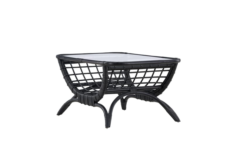 Moana Sofabord 60x95,5 cm - Svart - Hagemøbler & utemiljø - Hagebord - Loungebord & Sofabord utendørs
