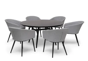 Hillerstorp Oxhult utebord Ø145 cm svart - Svart - Hagemøbler & utemiljø - Hagebord - Spisebord ute