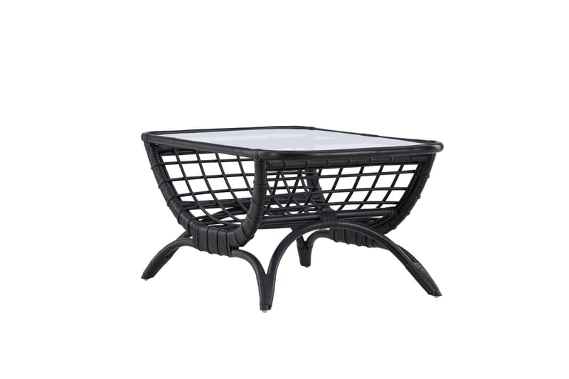 Moana Sofabord 60x95,5 cm - Svart - Hagemøbler & utemiljø - Hagebord - Loungebord & Sofabord utendørs