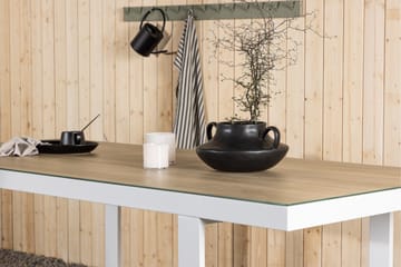 Merlo Spisebord 90x200 cm - Hvit - Hagemøbler & utemiljø - Hagebord - Spisebord ute