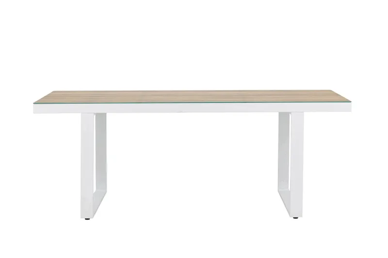 Merlo Spisebord 90x200 cm - Hvit - Hagemøbler & utemiljø - Hagebord - Spisebord ute