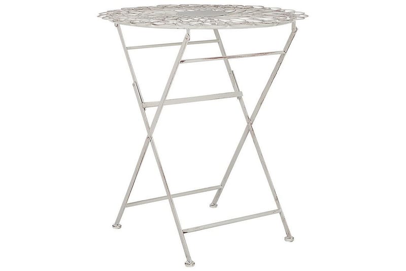 Alanya Cafébord 70 cm Rund, Hvit