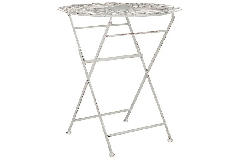 Alanya Cafébord 70 cm Rund, Hvit