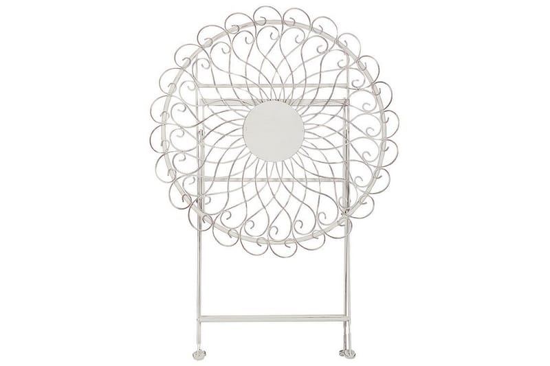 Alanya Cafébord 70 cm Rund - Hvit - Hagemøbler & utemiljø - Hagebord - Cafébord