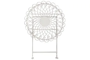 Alanya Cafébord 70 cm Rund - Hvit - Hagemøbler & utemiljø - Hagebord - Cafébord