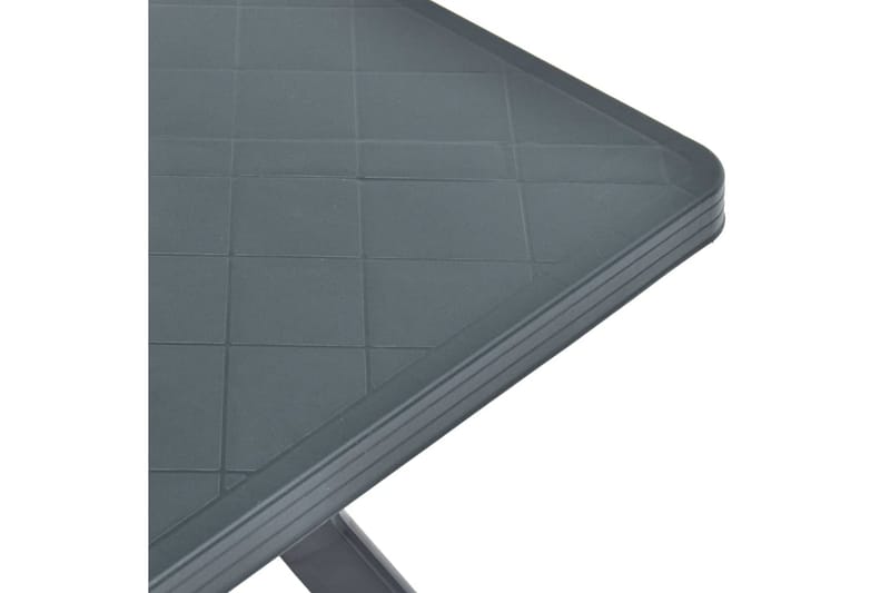 Bistrobord grønn 70x70x72 cm plast - Avlastningsbord & brettbord ute