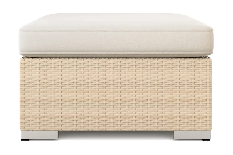 Bahamas Divanmodul – Loungebord Utendørs 75x75 cm til Sofaer - Beige - Hagemøbler & utemiljø - Hagebord - Loungebord & Sofabord utendørs