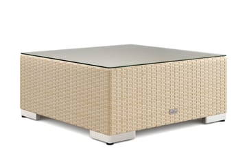Bahamas Divanmodul – Loungebord Utendørs 75x75 cm til Sofaer - Beige - Hagemøbler & utemiljø - Hagebord - Loungebord & Sofabord utendørs