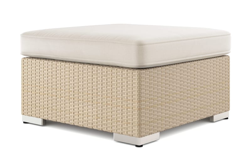 Bahamas Divanmodul – Loungebord Utendørs 75x75 cm til Sofaer - Beige - Hagemøbler & utemiljø - Hagebord - Loungebord & Sofabord utendørs