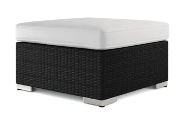 Bahamas Divanmodul – Loungebord Utendørs 75x75 cm til Sofaer - Svart - Hagemøbler & utemiljø - Hagebord - Loungebord & Sofabord utendørs