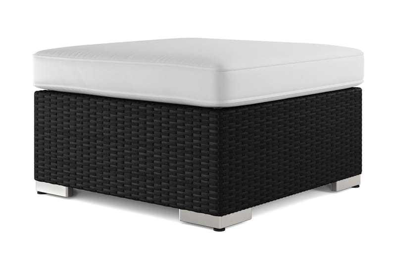 Bahamas Divanmodul – Loungebord Utendørs 75x75 cm til Sofaer - Svart - Hagemøbler & utemiljø - Hagebord - Loungebord & Sofabord utendørs