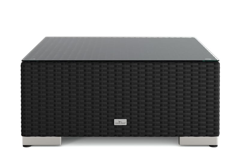 Bahamas Divanmodul – Loungebord Utendørs 75x75 cm til Sofaer - Svart - Hagemøbler & utemiljø - Hagebord - Loungebord & Sofabord utendørs