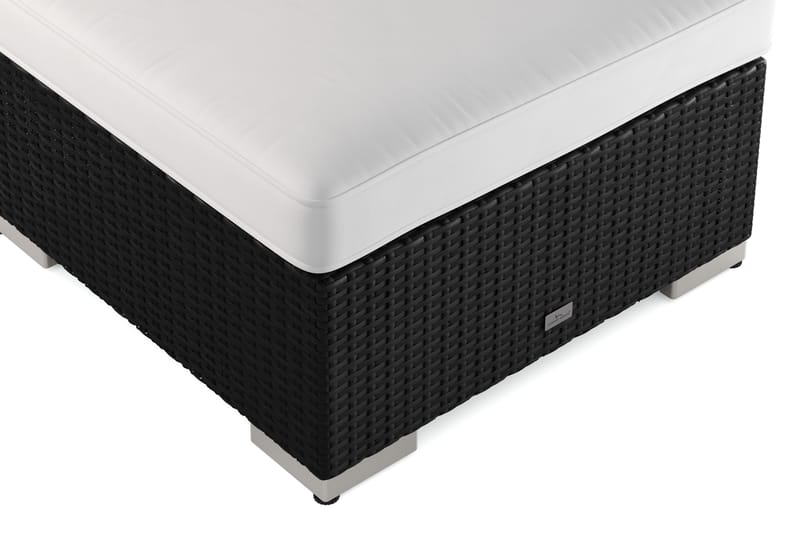 Bahamas Divanmodul – Loungebord Utendørs 75x75 cm til Sofaer - Svart - Hagemøbler & utemiljø - Hagebord - Loungebord & Sofabord utendørs