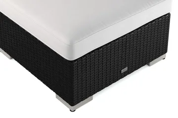 Bahamas Divanmodul – Loungebord Utendørs 75x75 cm til Sofaer - Svart - Hagemøbler & utemiljø - Hagebord - Loungebord & Sofabord utendørs