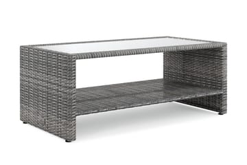 Bahamas Loungbord och Soffbord med hylla Utomhus 113 cm Kons NO BRAND - Hagemøbler & utemiljø - Hagebord - Loungebord & Sofabord utendørs