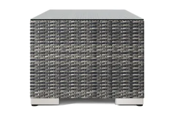 Bahamas Sofabord Utendørs 113x58 cm Kunstrotting - Grå - Hagemøbler & utemiljø - Hagebord - Loungebord & Sofabord utendørs