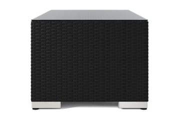 Bahamas Sofabord Utendørs 113x58 cm Kunstrotting - Svart - Hagemøbler & utemiljø - Hagebord - Loungebord & Sofabord utendørs