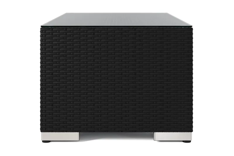 Bahamas Sofabord Utendørs 113x58 cm Kunstrotting - Svart - Hagemøbler & utemiljø - Hagebord - Loungebord & Sofabord utendørs