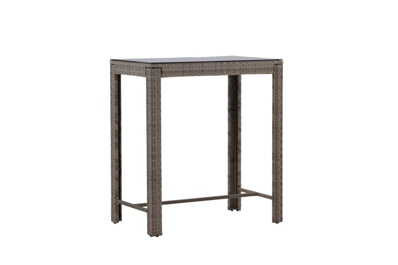 Alo Barbord 100 cm - Grå - Hagemøbler & utemilj ø - Hagebord - Barbord utendørs