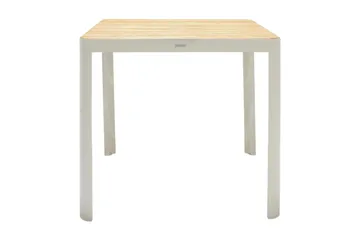 Portals Barbord 95 cm - Hvit/Tre - Hagemøbler & utemiljø - Hagebord - Barbord utendørs