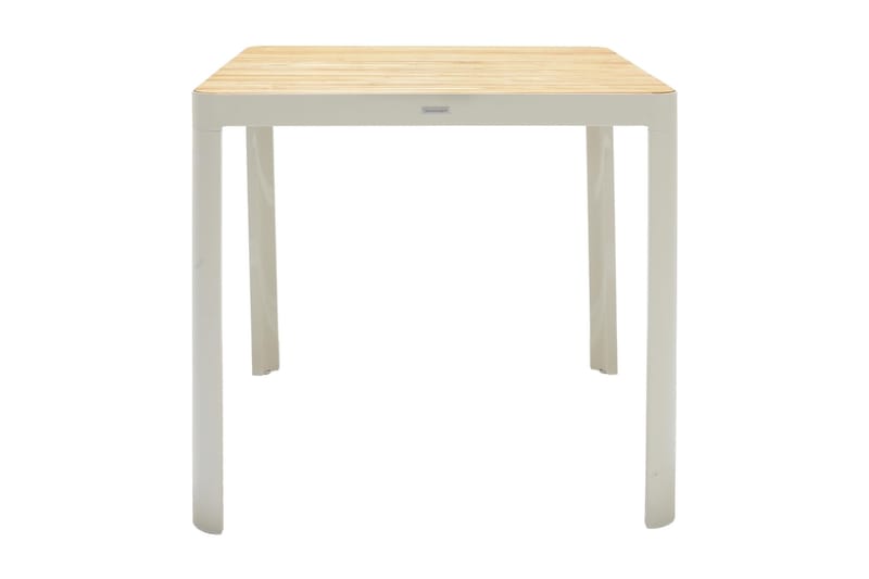 Portals Barbord 95 cm - Hvit/Tre - Hagemøbler & utemiljø - Hagebord - Barbord utendørs