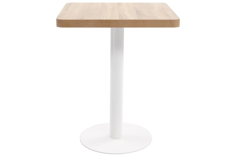 Bistrobord lysebrun 60x60 cm MDF - Brun - Cafébord