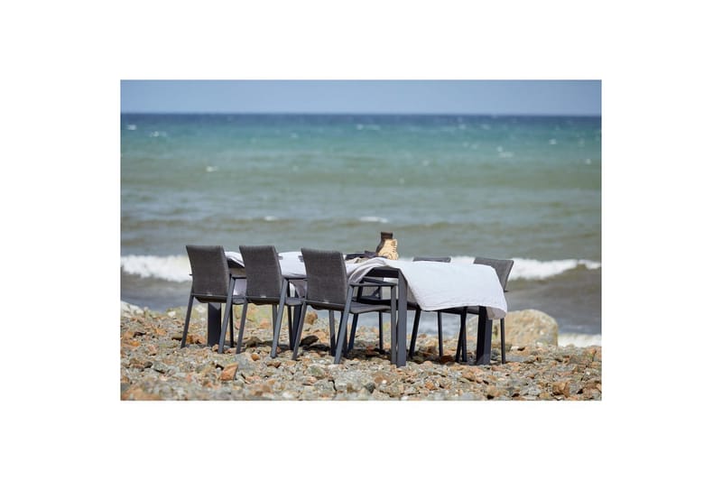 Bord Hillerstorp Borgdala 220/340 x 107 x H75,5 cm Grå - Hagemøbler & utemiljø - Hagebord - Spisebord ute