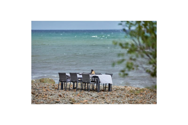 Bord Hillerstorp Borgdala 220/340 x 107 x H75,5 cm Grå - Hagemøbler & utemiljø - Hagebord - Spisebord ute