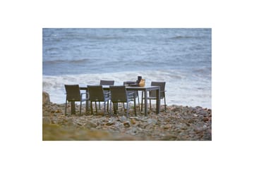 Bord Hillerstorp Borgdala 220/340 x 107 x H75,5 cm Grå - Hagemøbler & utemiljø - Hagebord - Spisebord ute