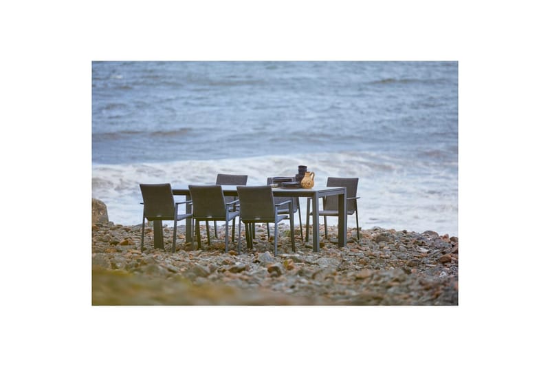 Bord Hillerstorp Borgdala 220/340 x 107 x H75,5 cm Grå - Hagemøbler & utemiljø - Hagebord - Spisebord ute