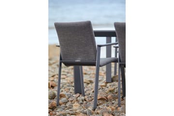 Bord Hillerstorp Borgdala 220/340 x 107 x H75,5 cm Grå - Hagemøbler & utemiljø - Hagebord - Spisebord ute