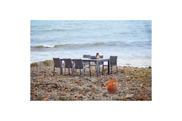 Bord Hillerstorp Borgdala 220/340 x 107 x H75,5 cm Grå - Hagemøbler & utemiljø - Hagebord - Spisebord ute