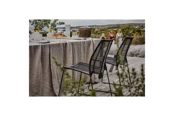 Bord Hillerstorp Borgdala 220/340 x 107 x H75,5 cm Grå - Hagemøbler & utemiljø - Hagebord - Spisebord ute