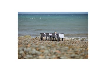 Bord Hillerstorp Borgdala 220/340 x 107 x H75,5 cm Grå - Hagemøbler & utemiljø - Hagebord - Spisebord ute