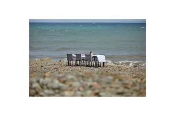 Bord Hillerstorp Borgdala 220/340 x 107 x H75,5 cm Grå - Hagemøbler & utemiljø - Hagebord - Spisebord ute