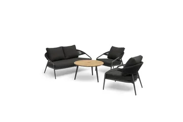 Bord Hillerstorp Ekeryd Ø80 cm - Natur - Hagemøbler & utemiljø - Hagebord - Loungebord & Sofabord utendørs