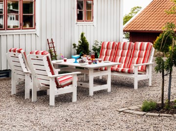 Bord Hillerstorp Herrgård 90 x 165 cm - Hvit - Hagemøbler & utemiljø - Hagebord - Spisebord ute