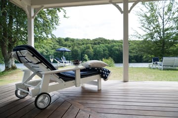 Bord Hillerstorp Herrgård 90 x 165 cm - Hvit - Hagemøbler & utemiljø - Hagebord - Spisebord ute