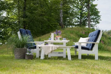 Bord Hillerstorp Herrgård 90 x 165 cm - Hvit - Hagemøbler & utemiljø - Hagebord - Spisebord ute