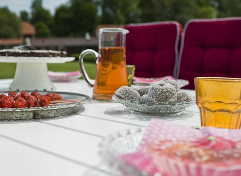 Bord Hillerstorp Herrgård 90 x 165 cm - Hvit - Hagemøbler & utemiljø - Hagebord - Spisebord ute